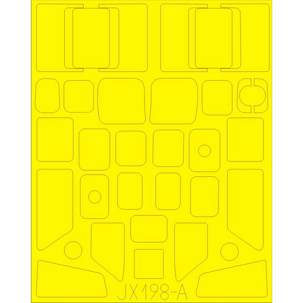 1:32 B-17F Flying Fortress Masking Set for HK Models JX198 Eduard