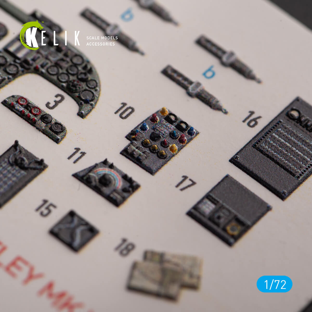 1:72 Armstrong Whitworth Whitley Mk.V interior Airfix K72159 Kelik