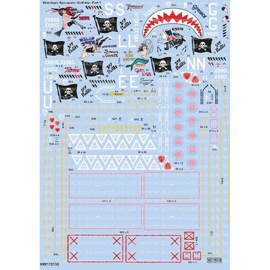 1:72 Blackburn Buccaneers - Gulf War - Part 1 KW172135 Kits-World