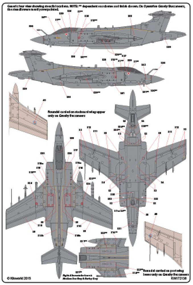 1:72 Blackburn Buccaneers - Gulf War - Part 2 KW172136 Kits-World