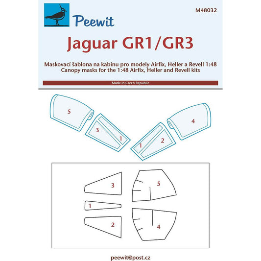 1:48 Jaguar GR1/GR3 Masking Set 48032 Peewit