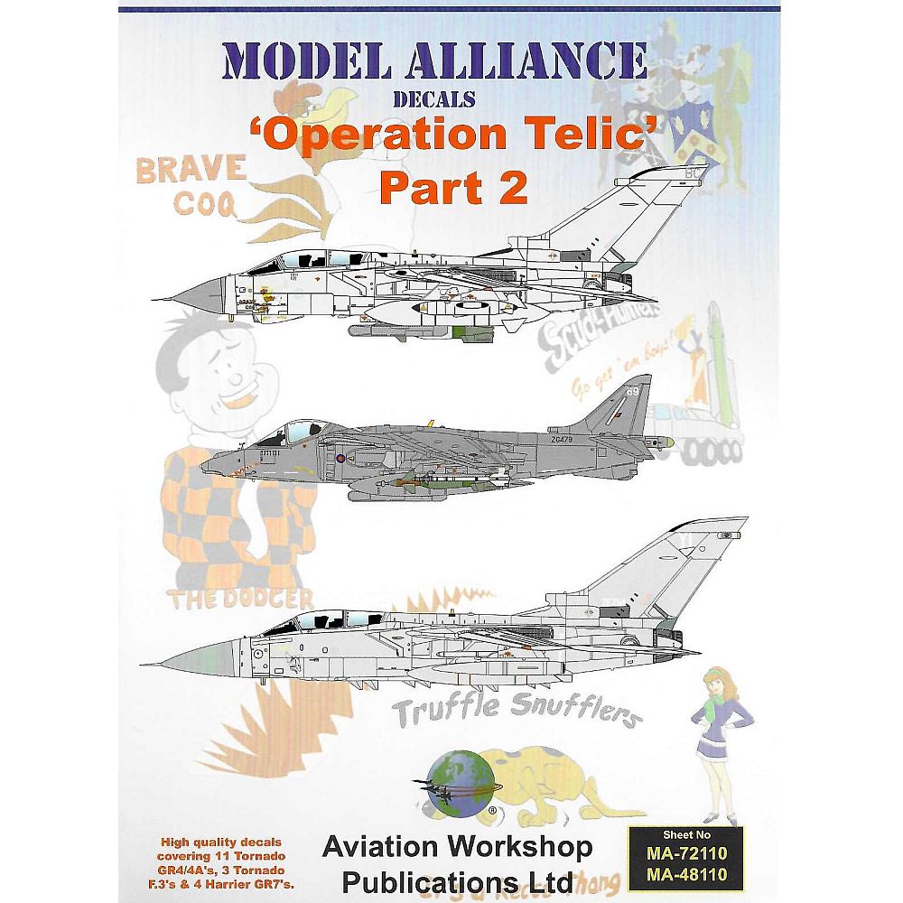 Model Alliance MA-72110 Operation TELIC Part 2 Decals 1/72