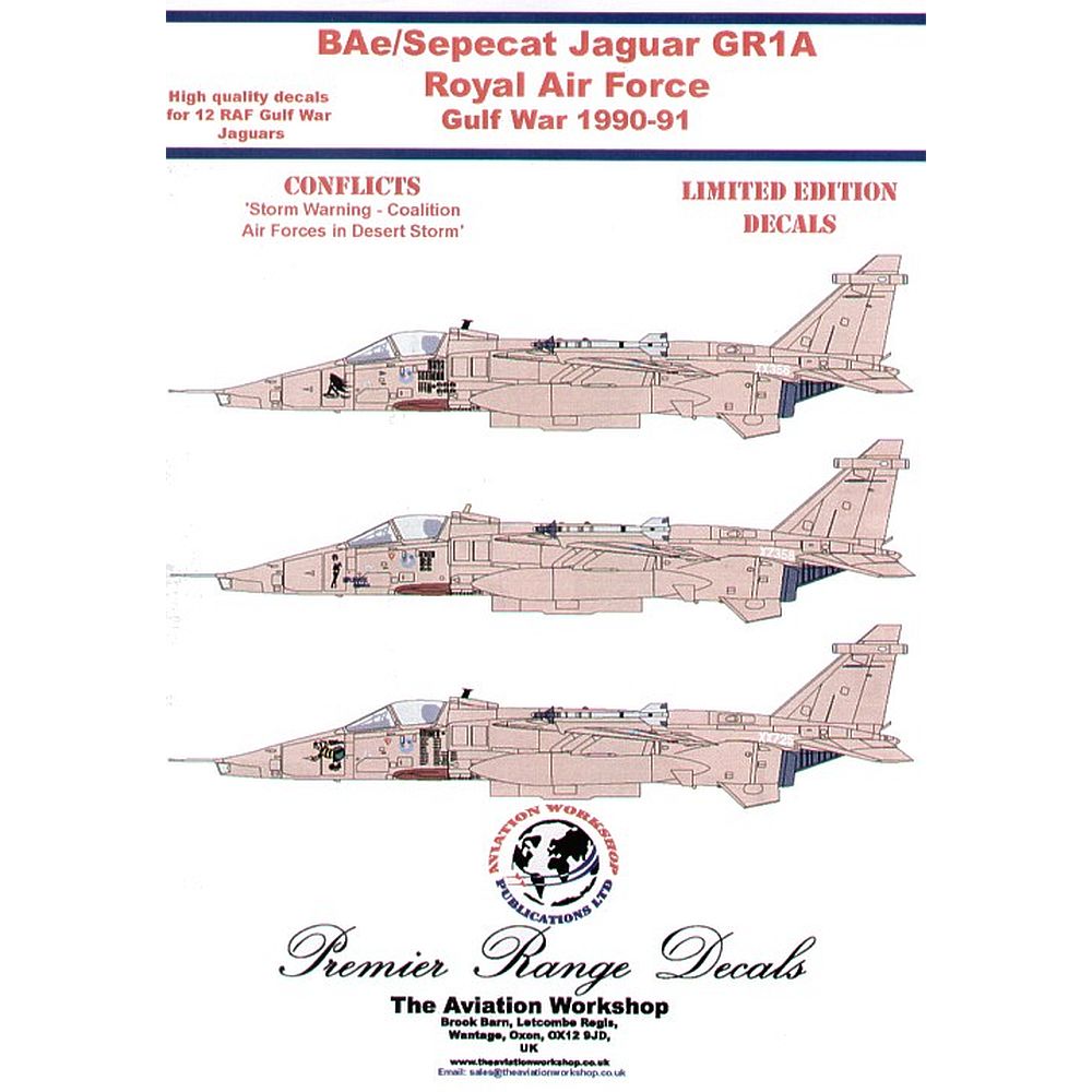 Model Alliance MA-72117 Jaguar GR.1 Desert Storm Decals 1/72