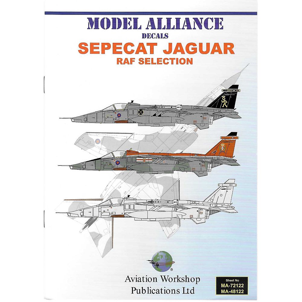 Model Alliance MA-72122 Sepecat Jaguar RAF Selection Decals 1:72