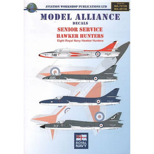 Model Alliance MA-72136 Senior Service Hawker Hunters Decals 1:72