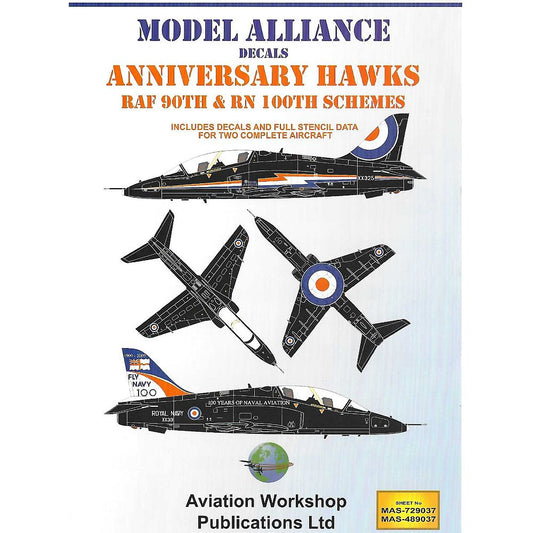 Model Alliance MAS-729037 Anniversary Hawks Decals 1:72