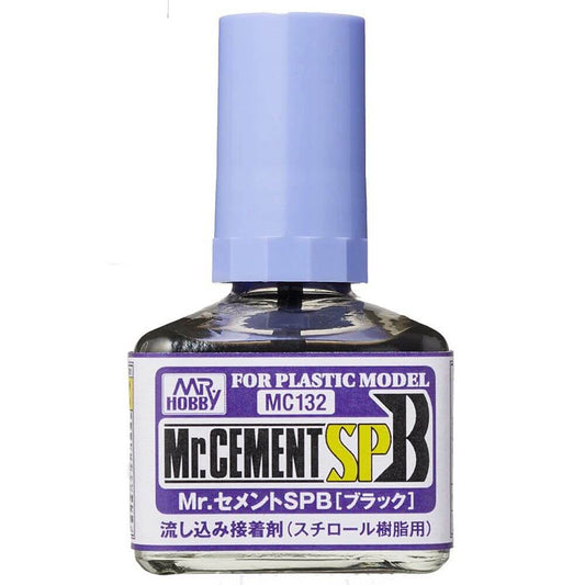 40ml Mr Cement SP Black Mr Hobby MC132