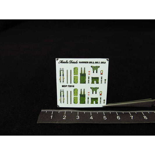 1:72 Harrier GR.3, GR.7, GR.9 Seat belts MDP72016 Metallic Details