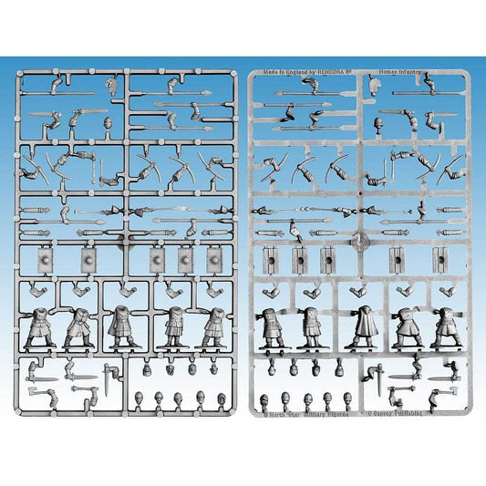 28mm Human Infantry Single Sprue With Bases Oathmark