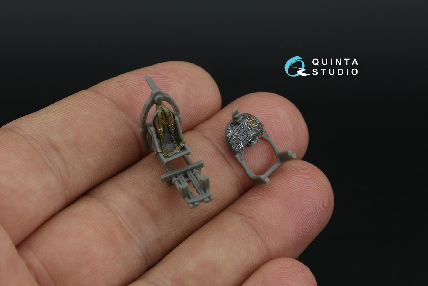 1:72 Spitfire Mk.Iа interior 3D decals for Airfix QD72226 Quinta Studio