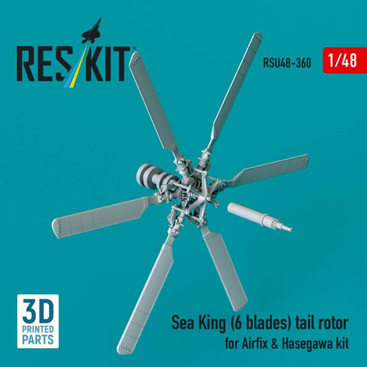 1:48 Sea King (6 blades) tail rotor RSU48-0360 ResKit