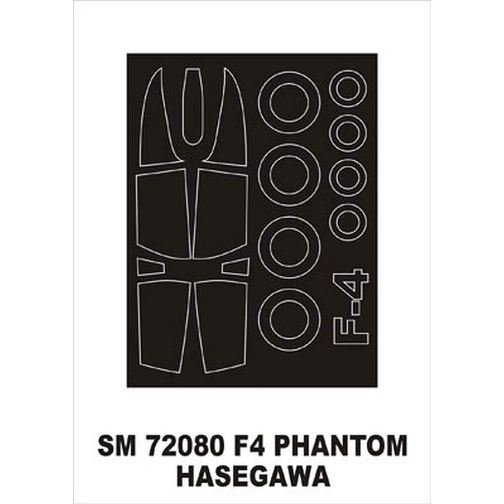 1:72 F4 Phantom Masking Set Hasegawa SM72080 Montex