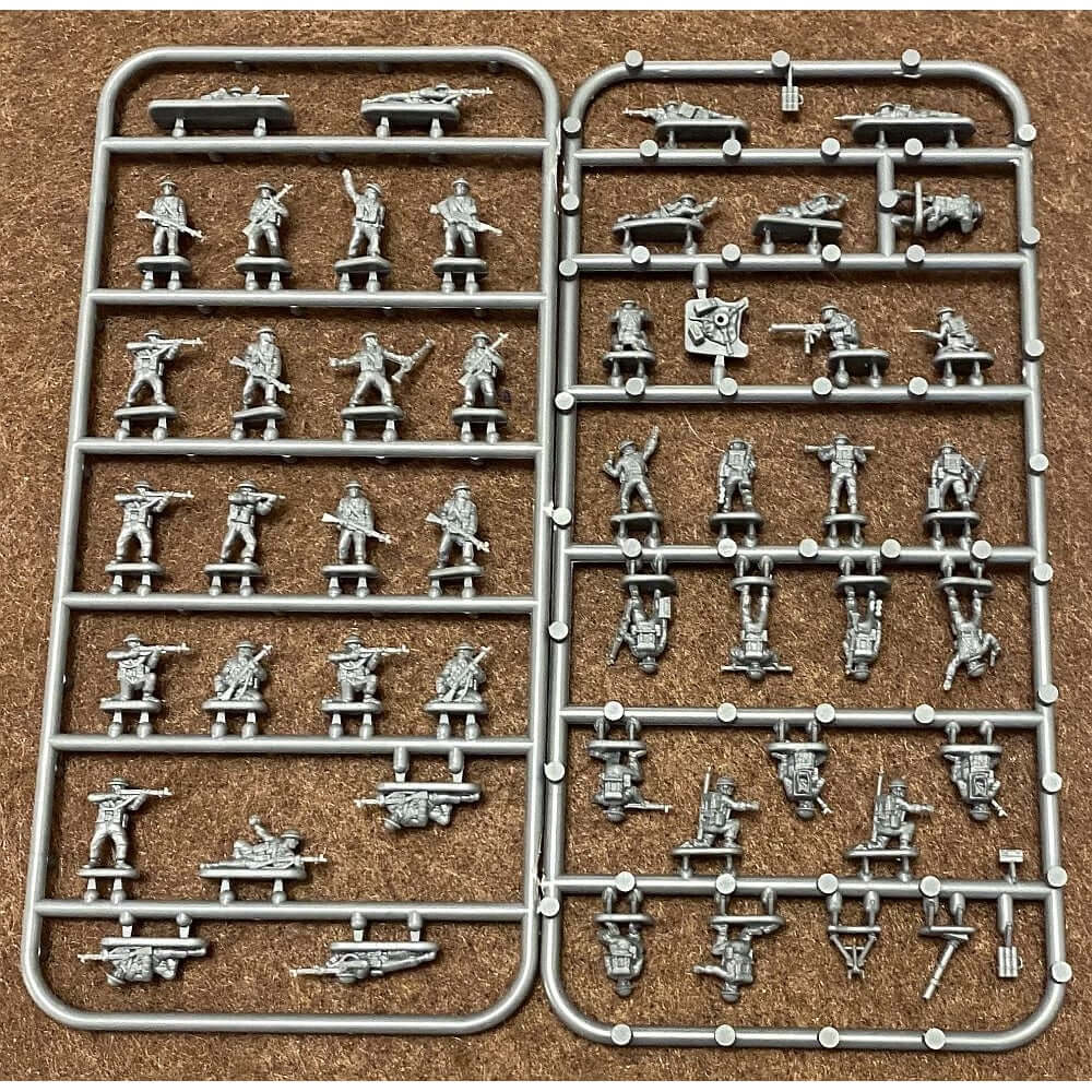 12mm WWII Late War British Infantry and Heavy Weapons Sprues Victrix