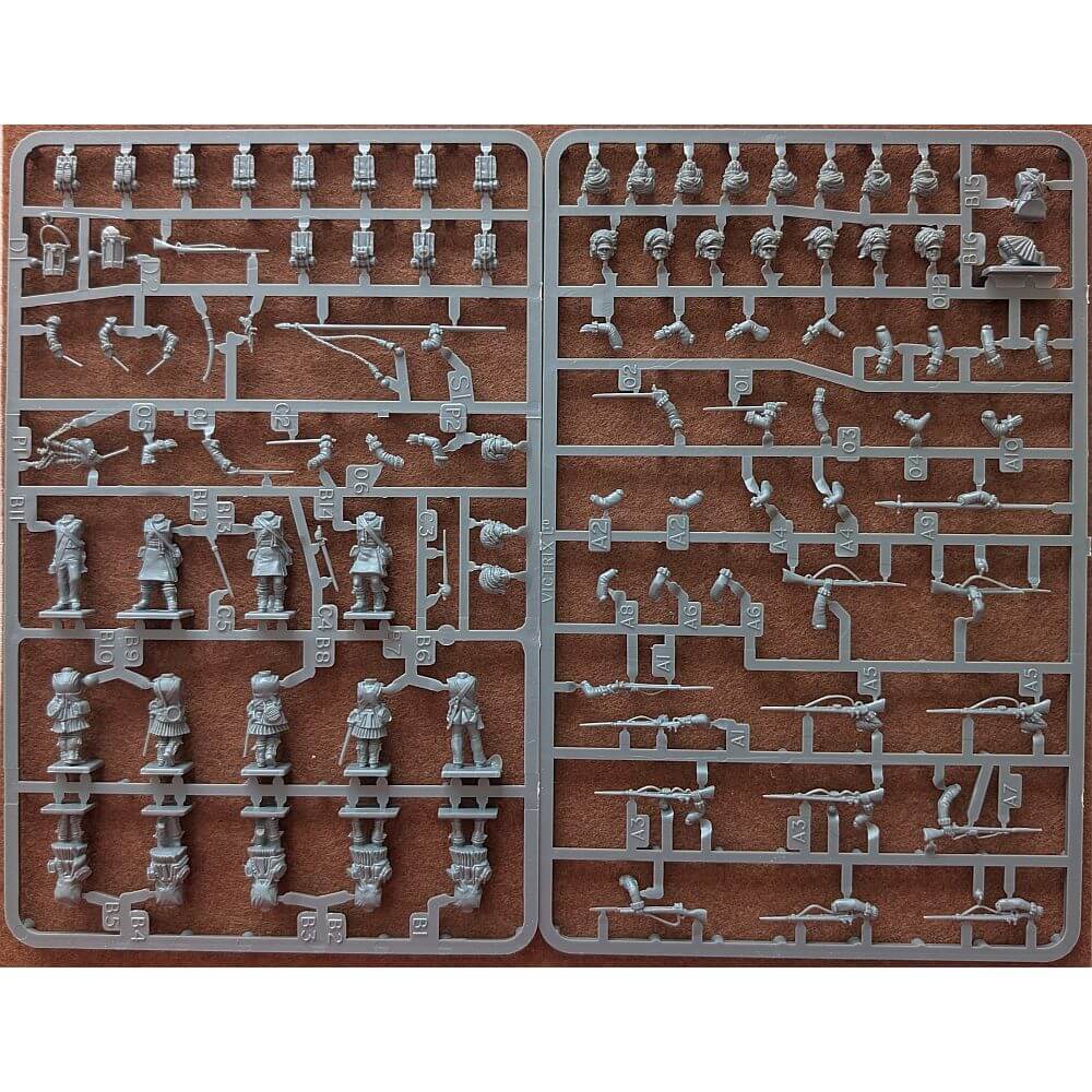 28mm British Napoleonic Highlander Centre Companies Sprue Victrix