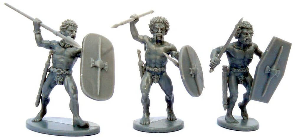 28mm Gallic Naked Fanatics Single Sprue Victrix