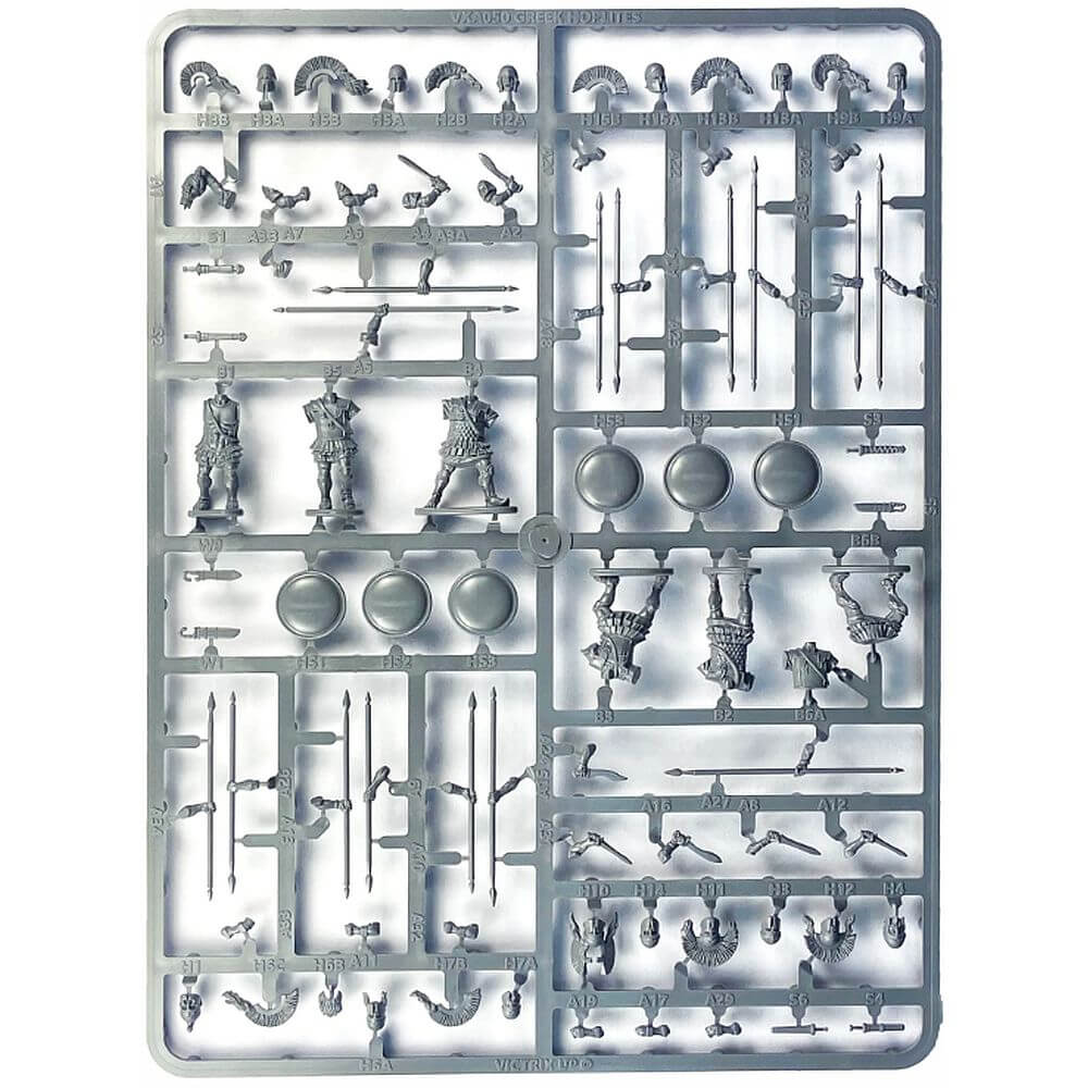 28mm Greek Hoplite Single Sprue Victrix