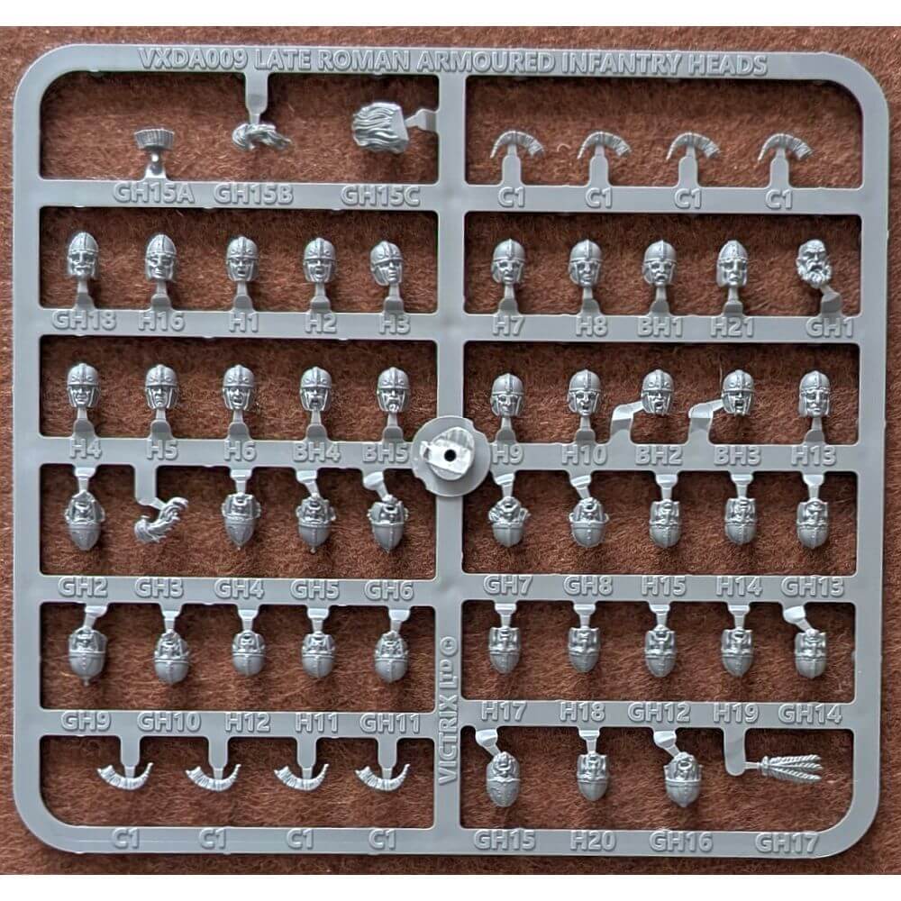 28mm Late Roman Armoured Infantry Single Sprue Victrix