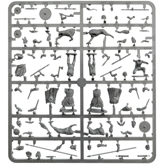 28mm Dark Age Irish Warriors & Dogs Command Sprue Victrix