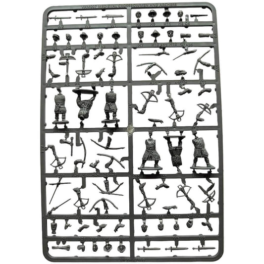 28mm Medieval Crossbowmen & Archers Sprue Victrix