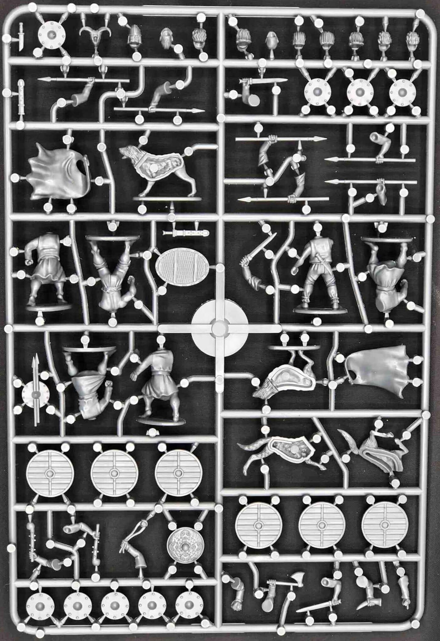 28mm Dark Age Irish Warriors Sprue Blood Oaths Wargames Atlantic