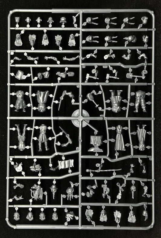 28mm Villagers (2): Elves & Dwarves Sprue Wargames Atlantic