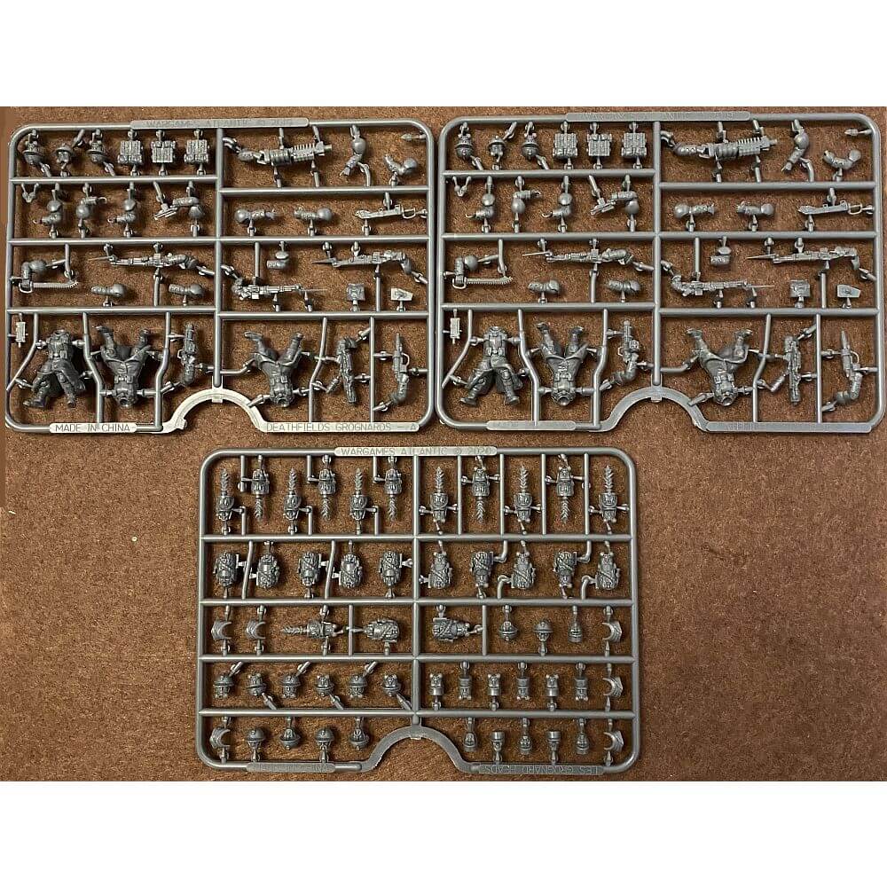 28mm Death Fields Les Grognards Sprues + Heads Wargames Atlantic