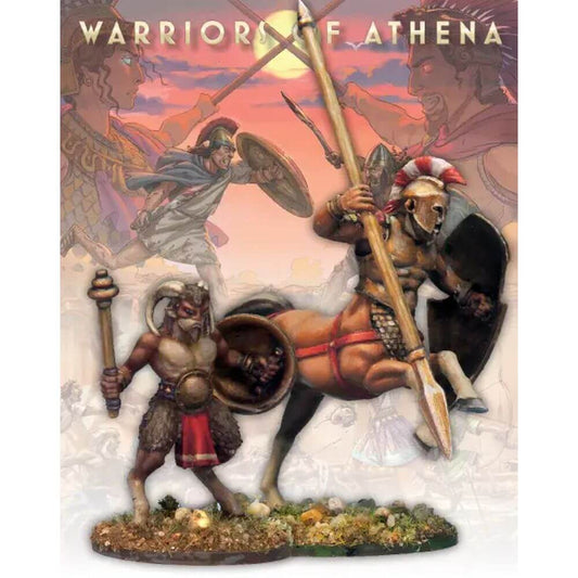 28mm Warriors of Athena Pewter Centaur and Satyr WOA201 North Star