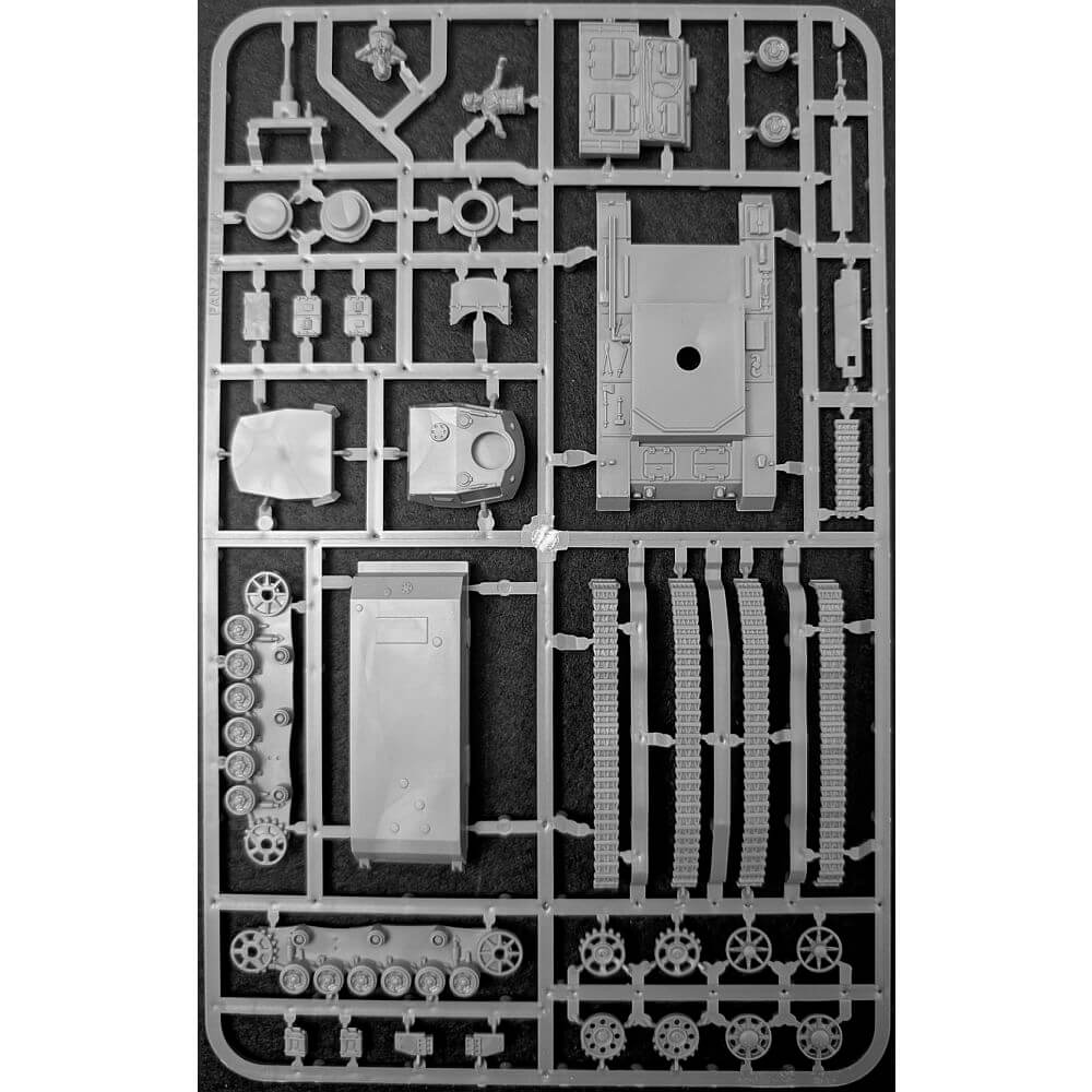 1:72 German Panzer III Ausf. G & H Sprue Plastic Soldier Company