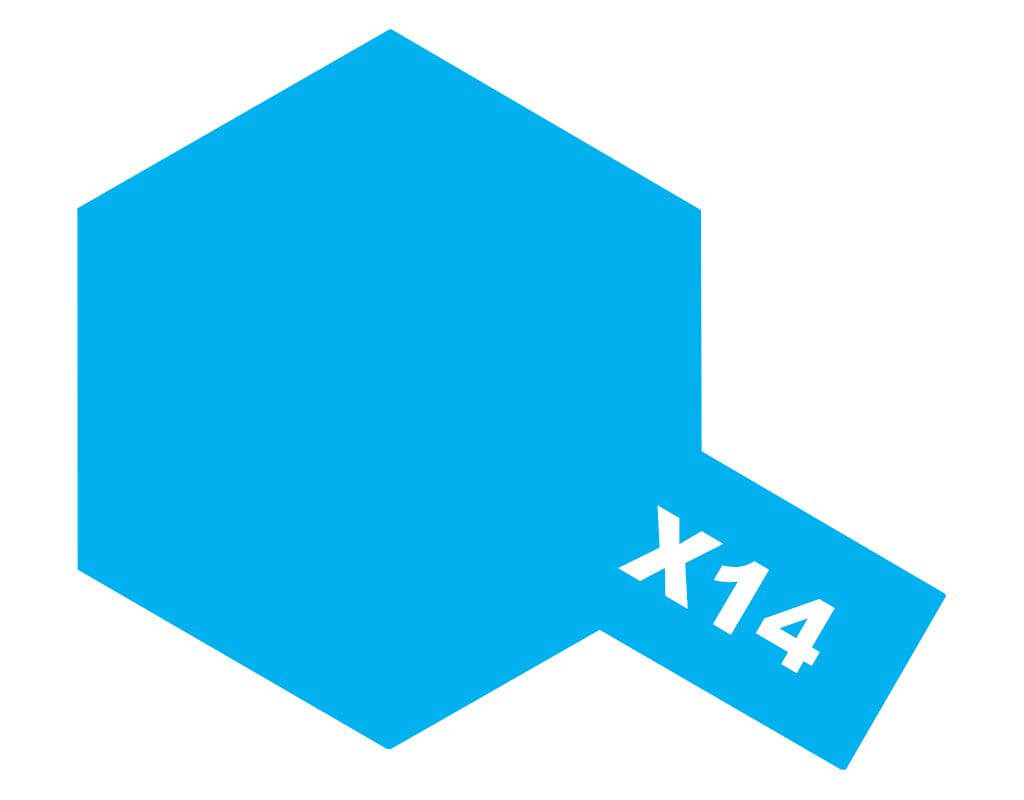 10ml Sky Blue Acrylic Mini X-14 Tamiya