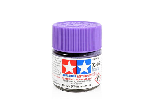 10ml Purple Acrylic Mini X-16 Tamiya