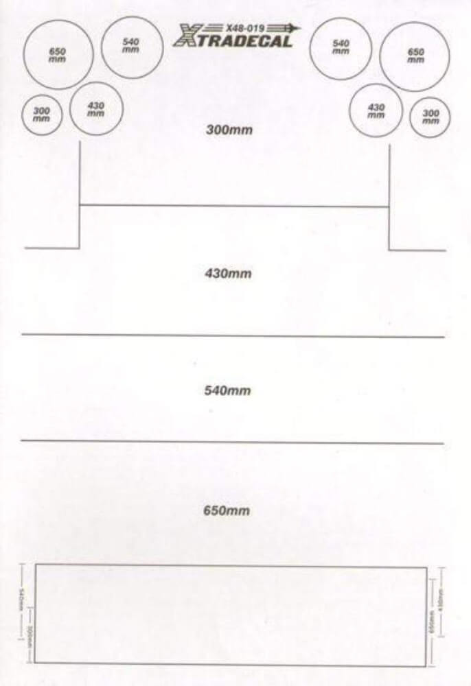 1:48 Luftwaffe WWII Swastikas X48019 Xtradecal