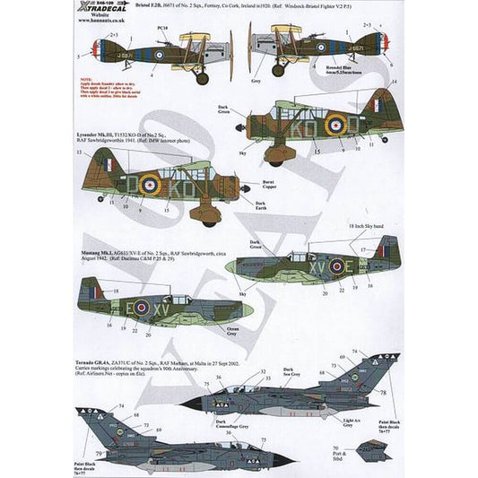 1:48 100 Years of Shiny Two Squadron X48109 Xtradecal