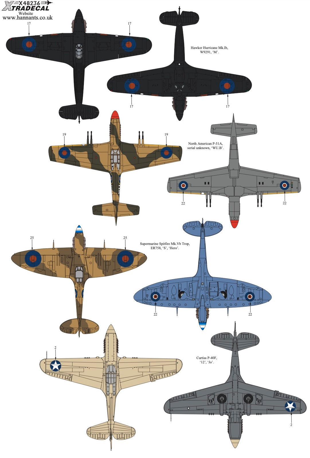 Xtradecal X48236 Desert Air War Collection Part 1 1/48