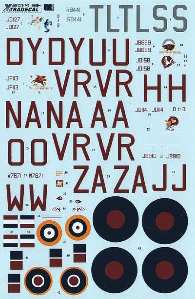 1:72 Handley-Page Halifax B.II/B.II Series 1A X72146 Xtradecal