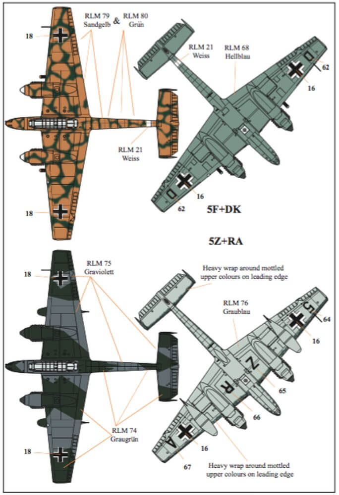 1:72 Luftwaffe Reconnaissance Fighters Decals X72257 Xtradecal