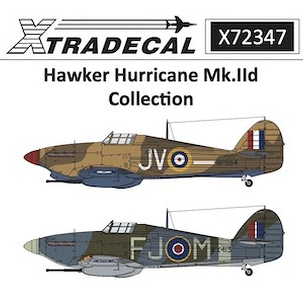 Xtradecal X72347 Hawker Hurricane Mk.IId Collection 1/72
