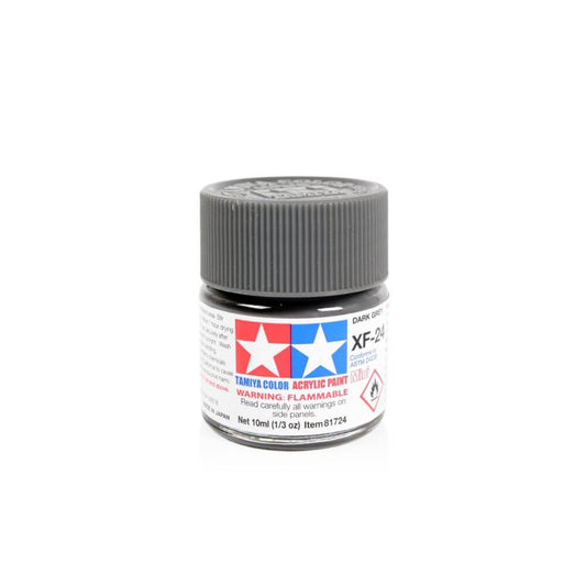 10ml Dark Gray / Grey Acrylic Mini Paint XF-24 Tamiya