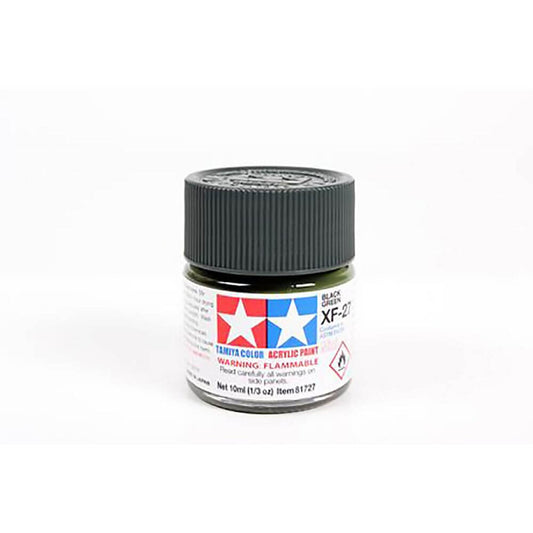 10ml Black Green Acrylic Mini Paint XF-27 Tamiya