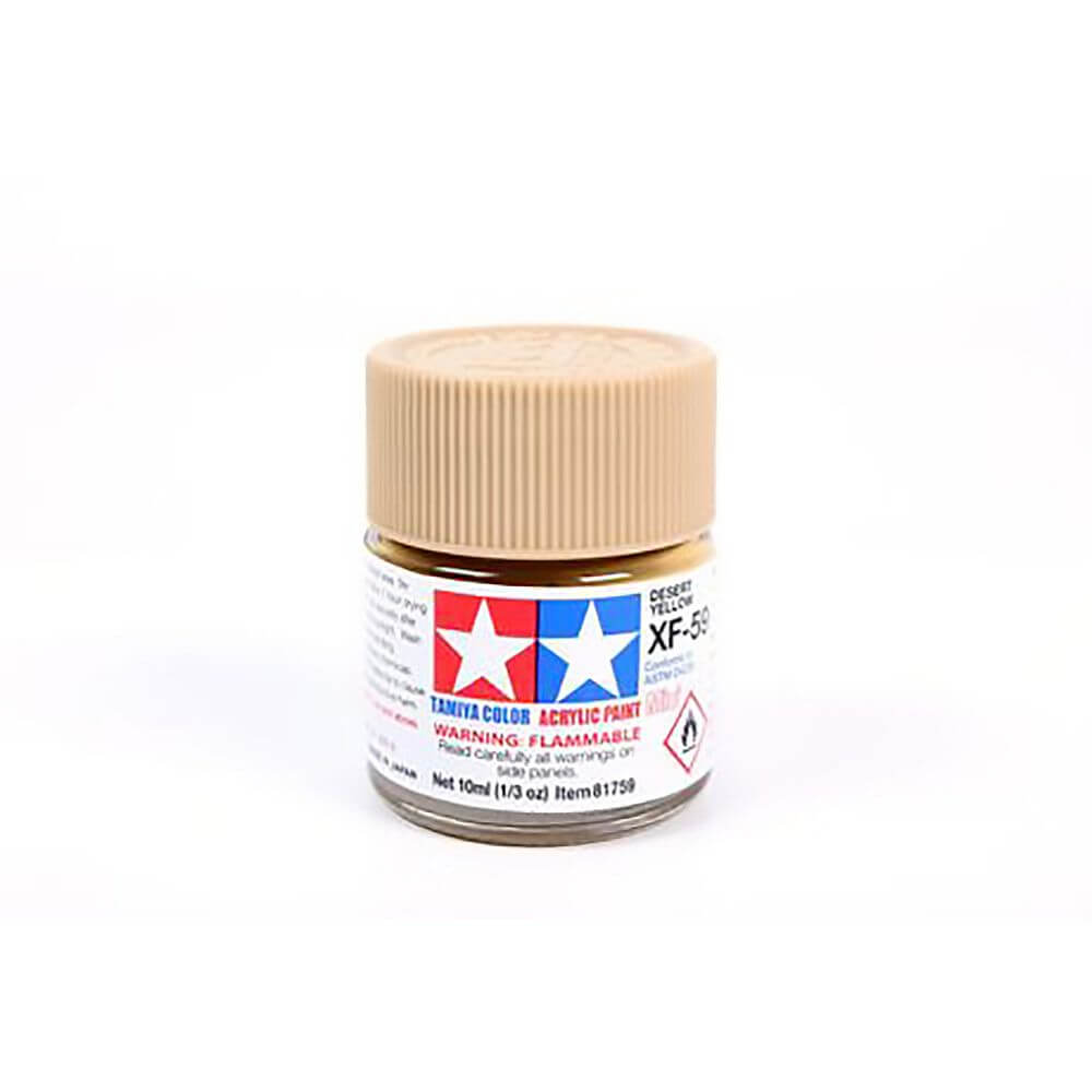 10ml Desert Yellow Acrylic Mini Paint XF-59 Tamiya