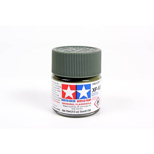 10ml Field Grey Acrylic Mini Paint XF-65 Tamiya