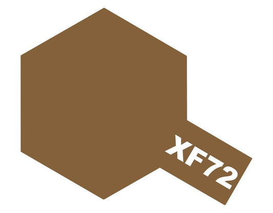 10ml Brown Acrylic Mini Paint XF-72 Tamiya