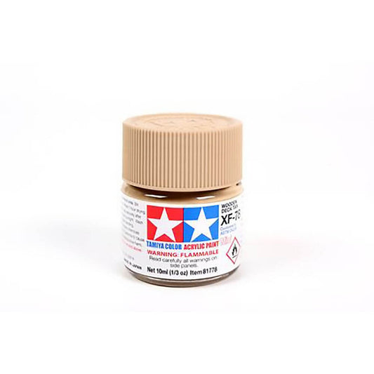 10ml Wooden Deck Tan Acrylic Mini Paint XF-78 Tamiya