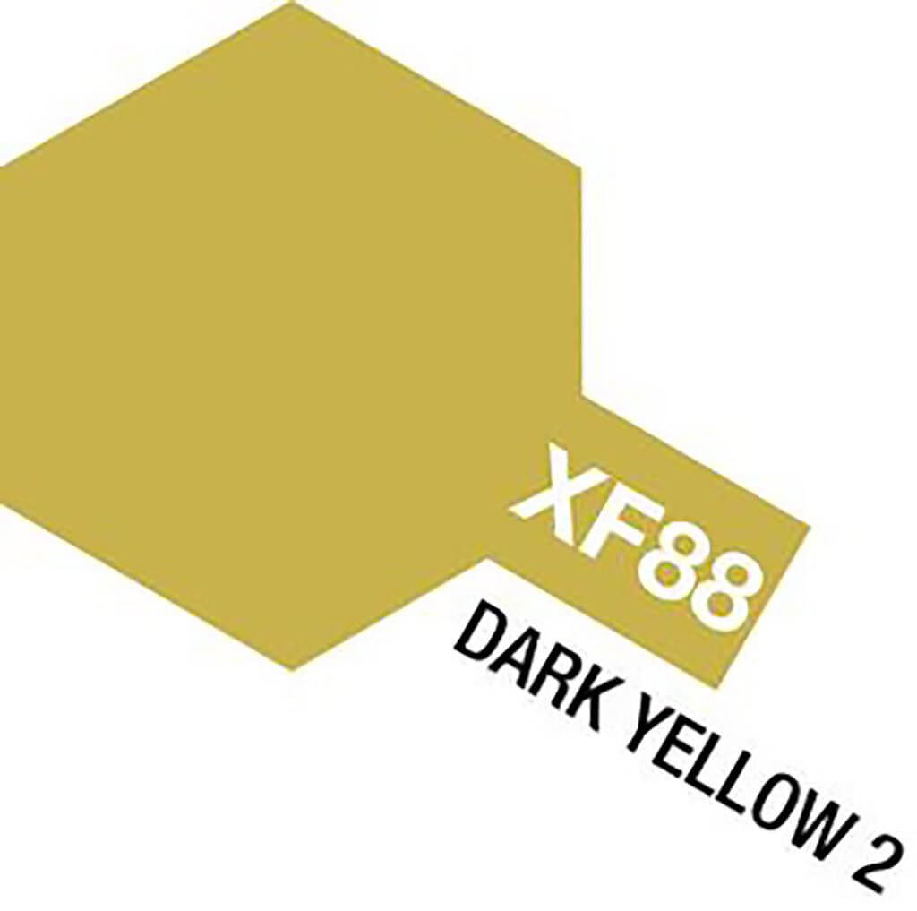 10ml Dark Yellow 2 Acrylic Mini Paint XF-88 Tamiya