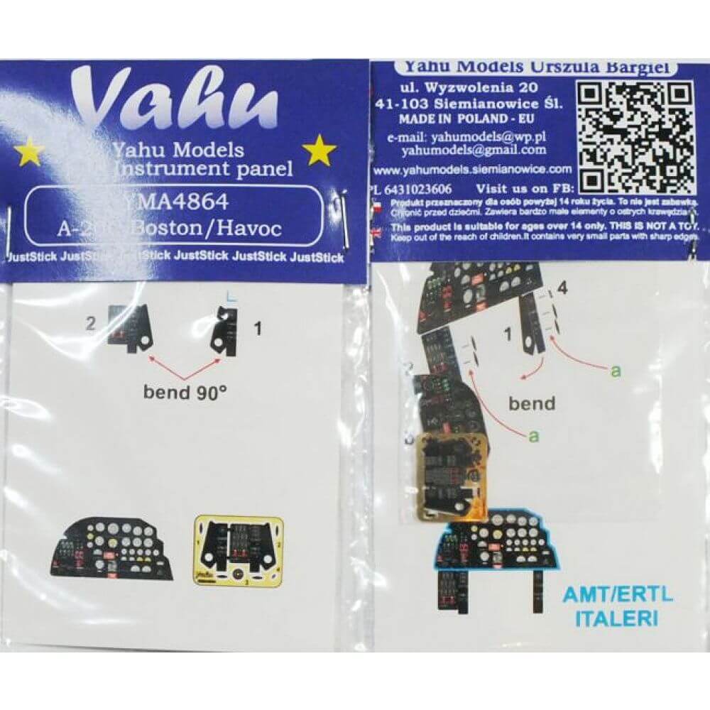 1:48 A-20C Boston / Havoc II for AMT, ERTL, Italeri YMA4864 Yahu Models