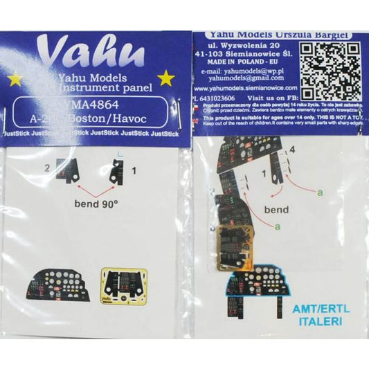 1:48 A-20C Boston / Havoc II for AMT, ERTL, Italeri YMA4864 Yahu Models