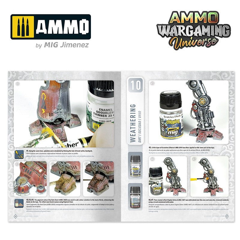 AMMO WARGAMING UNIVERSE Book 03 - Weathering Combat Armour A.MIG-6922 Ammo Mig