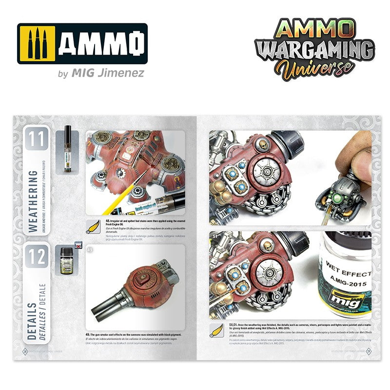AMMO WARGAMING UNIVERSE Book 03 - Weathering Combat Armour A.MIG-6922 Ammo Mig