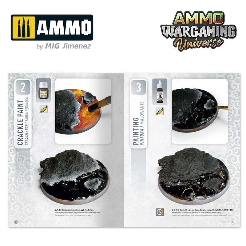 AMMO WARGAMING UNIVERSE Book 04 - Volcanic Soils A.MIG-6923 Ammo Mig