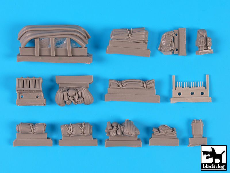 Black Dog T35132 Sd.Kfz. 250/3 Greif accessories set for Dragon 1/35