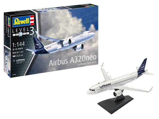 Revell 03942 1/144 Airbus A320 Neo Lufthansa Model Kit